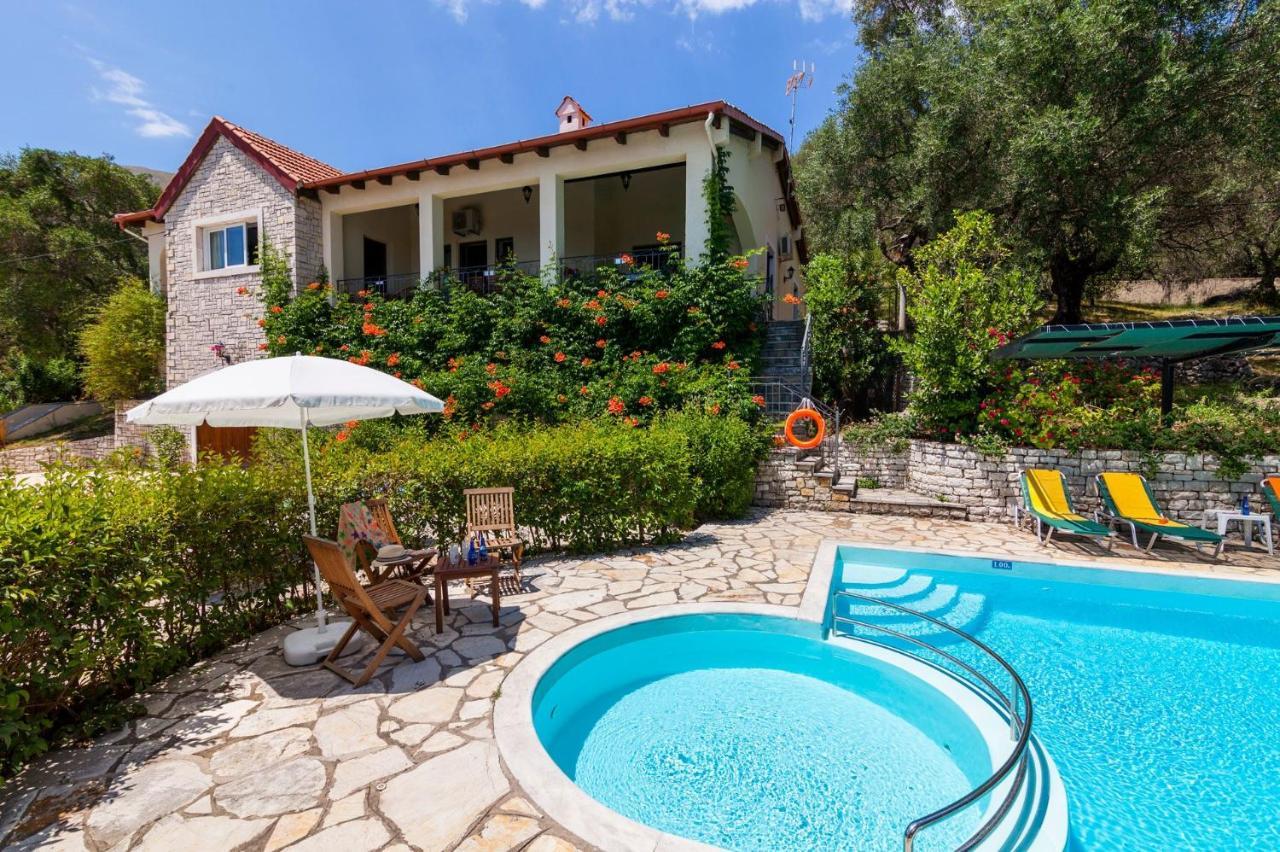 Villa Irini Nissaki Corfu Beach Villa Nisaki  Bagian luar foto