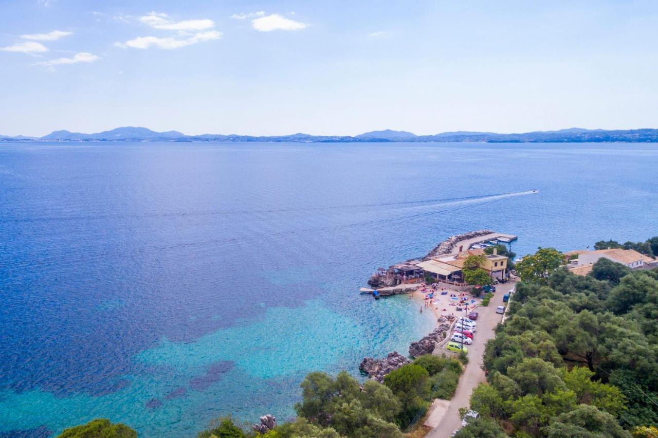 Villa Irini Nissaki Corfu Beach Villa Nisaki  Bagian luar foto